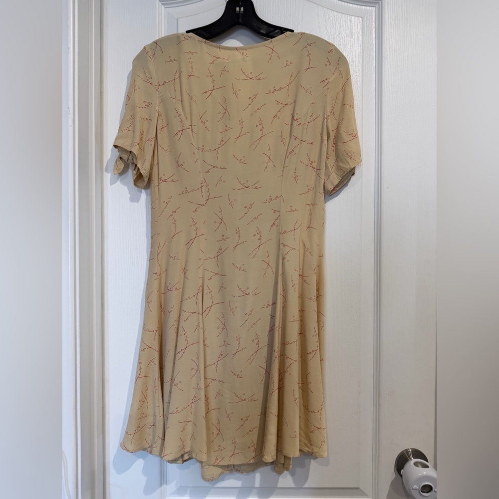 Urban Outfitters Beige Button-Down Midi Dress - Picture 2 of 5